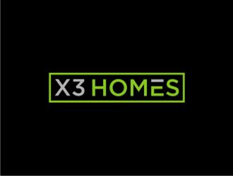X3 Homes logo design by sheilavalencia