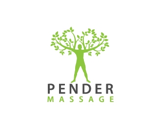 Pender Massage logo design by samuraiXcreations