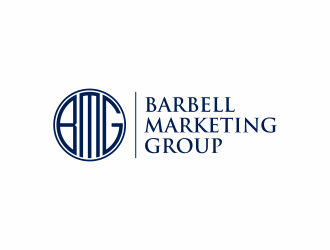 Barbell Marketing Group logo design by ammad