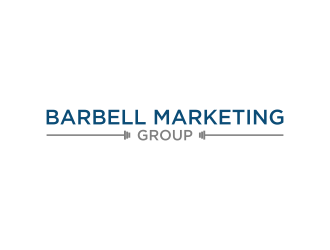 Barbell Marketing Group logo design by ammad