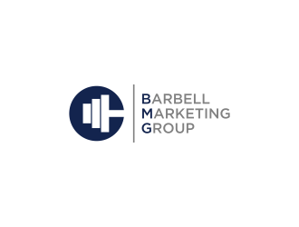 Barbell Marketing Group logo design by ammad