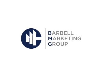 Barbell Marketing Group logo design by ammad