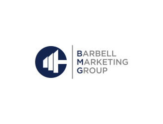 Barbell Marketing Group logo design by ammad