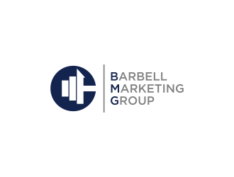 Barbell Marketing Group logo design by ammad