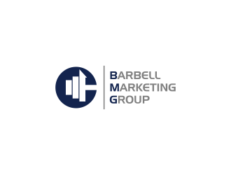 Barbell Marketing Group logo design by ammad