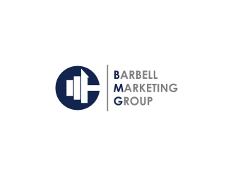 Barbell Marketing Group logo design by ammad
