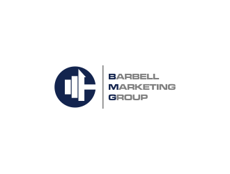 Barbell Marketing Group logo design by ammad