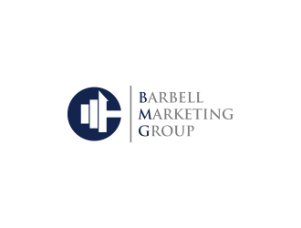 Barbell Marketing Group logo design by ammad