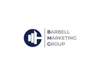 Barbell Marketing Group logo design by ammad