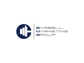 Barbell Marketing Group logo design by ammad