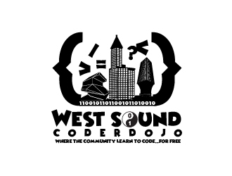 West Sound CoderDojo  logo design by Cyds