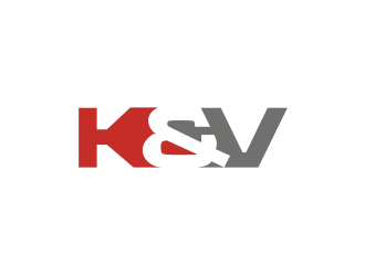 K&V logo design by rief