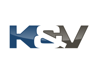 K&V logo design by enilno