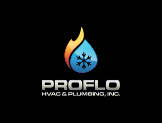 PROFLO HVAC & PLUMBING, INC. logo design by RIANW