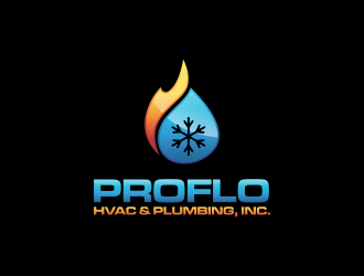 PROFLO HVAC & PLUMBING, INC. logo design by RIANW