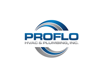 PROFLO HVAC & PLUMBING, INC. logo design by dewipadi