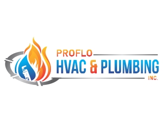 PROFLO HVAC & PLUMBING, INC. logo design by ruki
