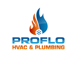 PROFLO HVAC & PLUMBING, INC. logo design by akilis13