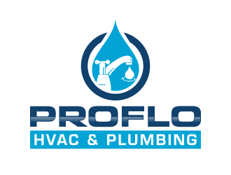 PROFLO HVAC & PLUMBING, INC. logo design by akilis13