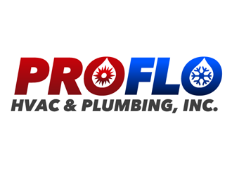 PROFLO HVAC & PLUMBING, INC. logo design by megalogos