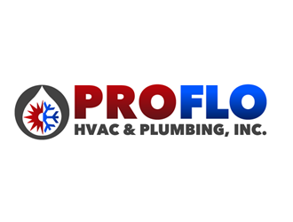 PROFLO HVAC & PLUMBING, INC. logo design by megalogos
