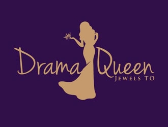 Drama Queen Jewels TO logo design by shere
