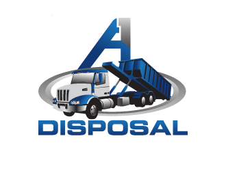 A-1 Disposal  logo design by yurie