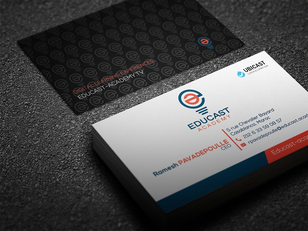 Educast Academy logo design by aamir
