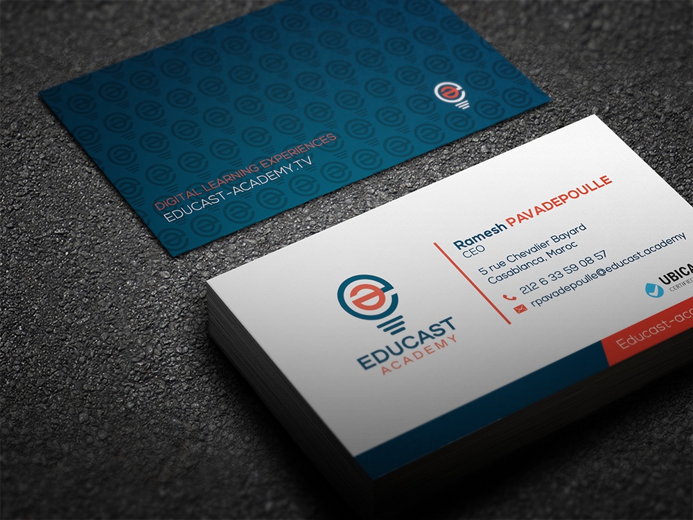 Educast Academy logo design by aamir