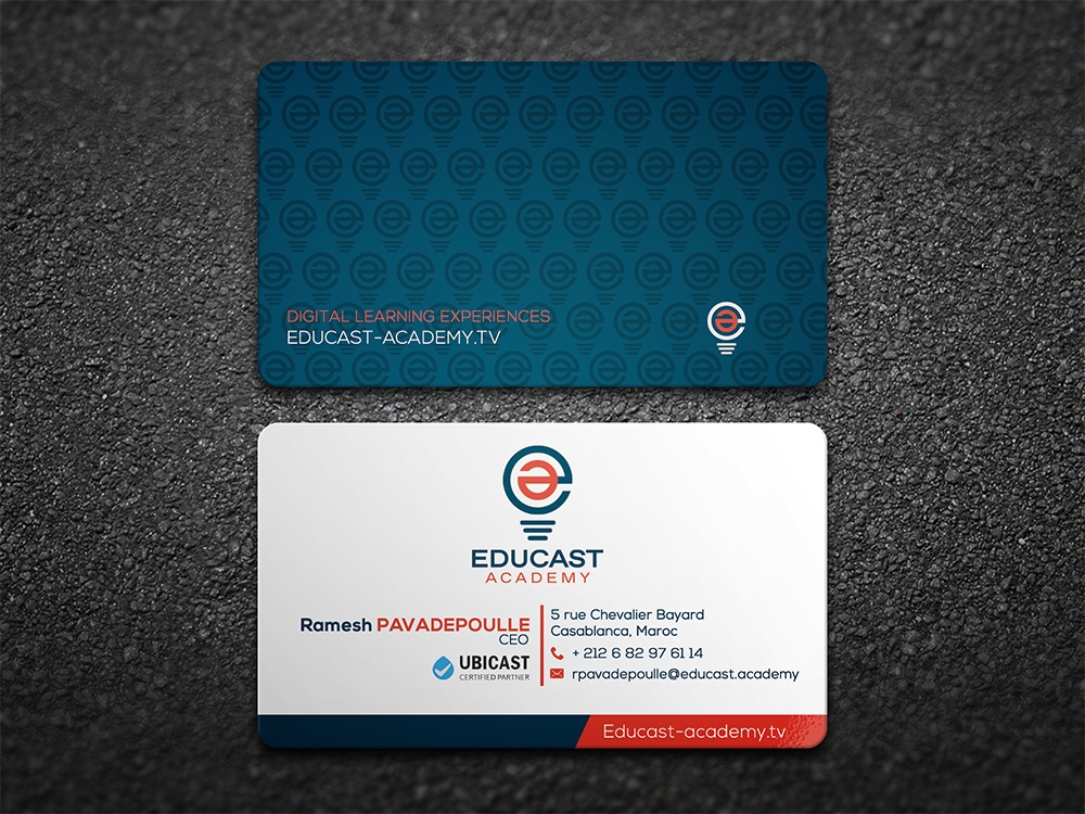 Educast Academy logo design by aamir