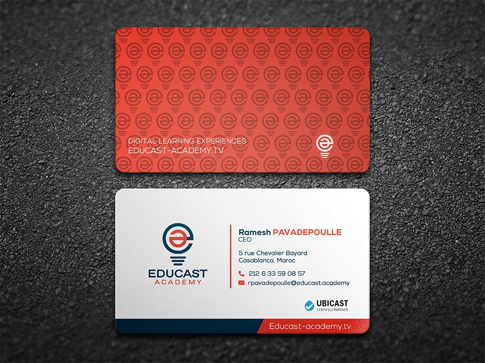 Educast Academy logo design by aamir