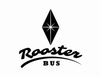 Rooster Bus logo design by mutafailan