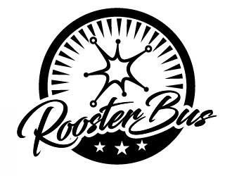 Rooster Bus logo design by THOR_