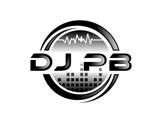 DJ PB logo design by giphone