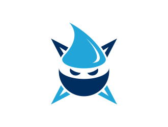 AquaNinja, Inc. logo design by pionsign