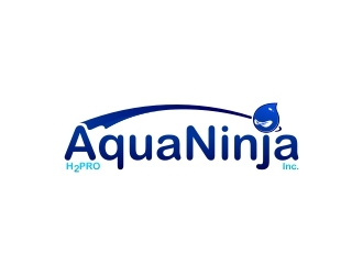 AquaNinja, Inc. logo design by yunda