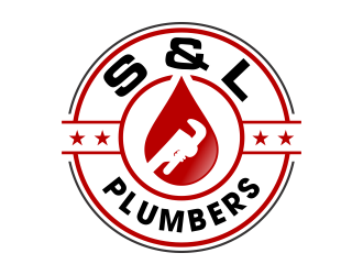 S & L Plumbers logo design by ingepro