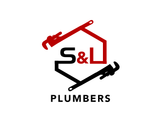 S & L Plumbers logo design by ingepro
