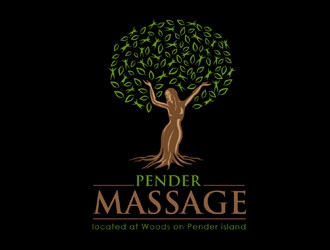Pender Massage logo design by frontrunner
