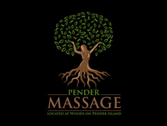 Pender Massage logo design by frontrunner