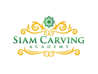 Siam Carving Academy logo design by Alex7390