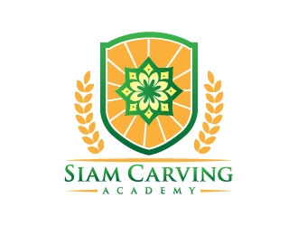 Siam Carving Academy logo design by Alex7390