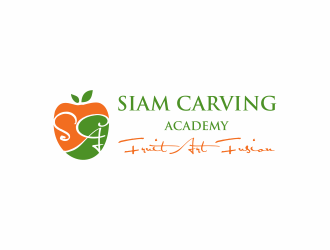 Siam Carving Academy logo design by santrie