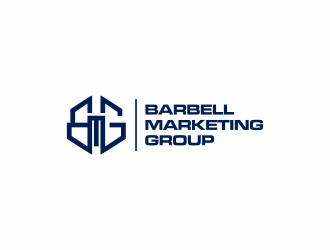 Barbell Marketing Group logo design by ammad