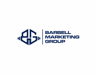 Barbell Marketing Group logo design by ammad
