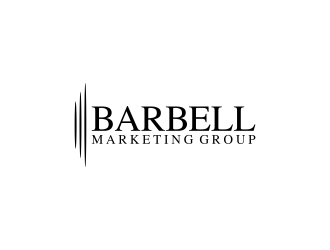 Barbell Marketing Group logo design by ubai popi