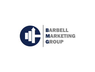 Barbell Marketing Group logo design by ammad