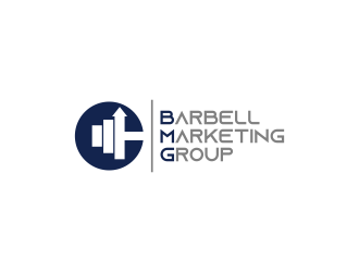 Barbell Marketing Group logo design by ammad