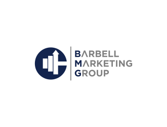 Barbell Marketing Group logo design by ammad