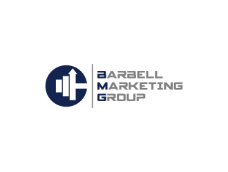 Barbell Marketing Group logo design by ammad